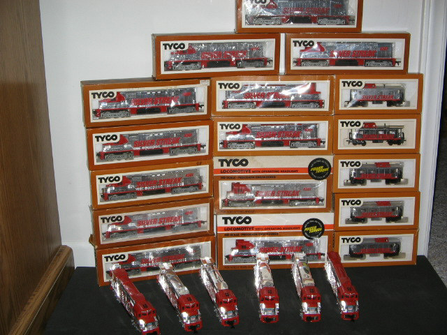 tyco silver streak train set