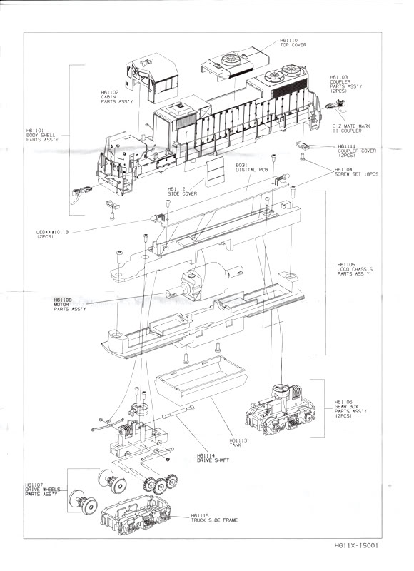 athearn parts diagrams tyco trains athearn parts diagrams tyco trains