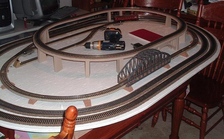 4x8 Marklin Ho Scale Layout Model Train Image 1 Pictures to pin on 